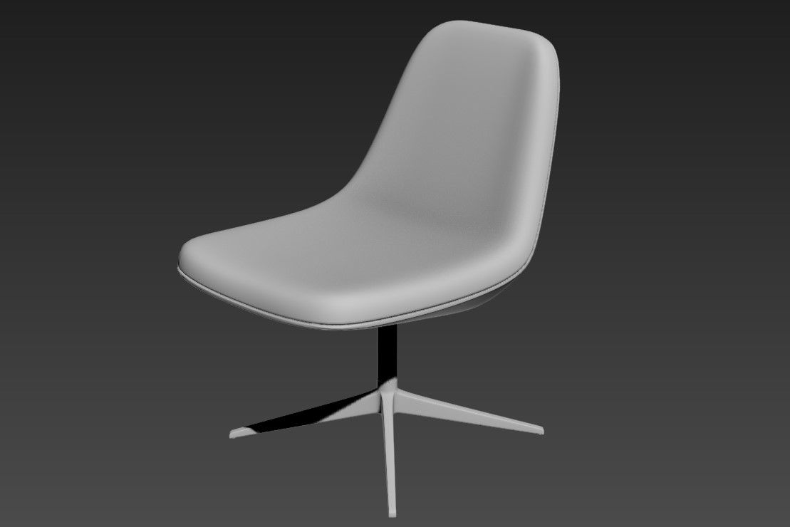 Modern Chair 3D MAX File Free Download 