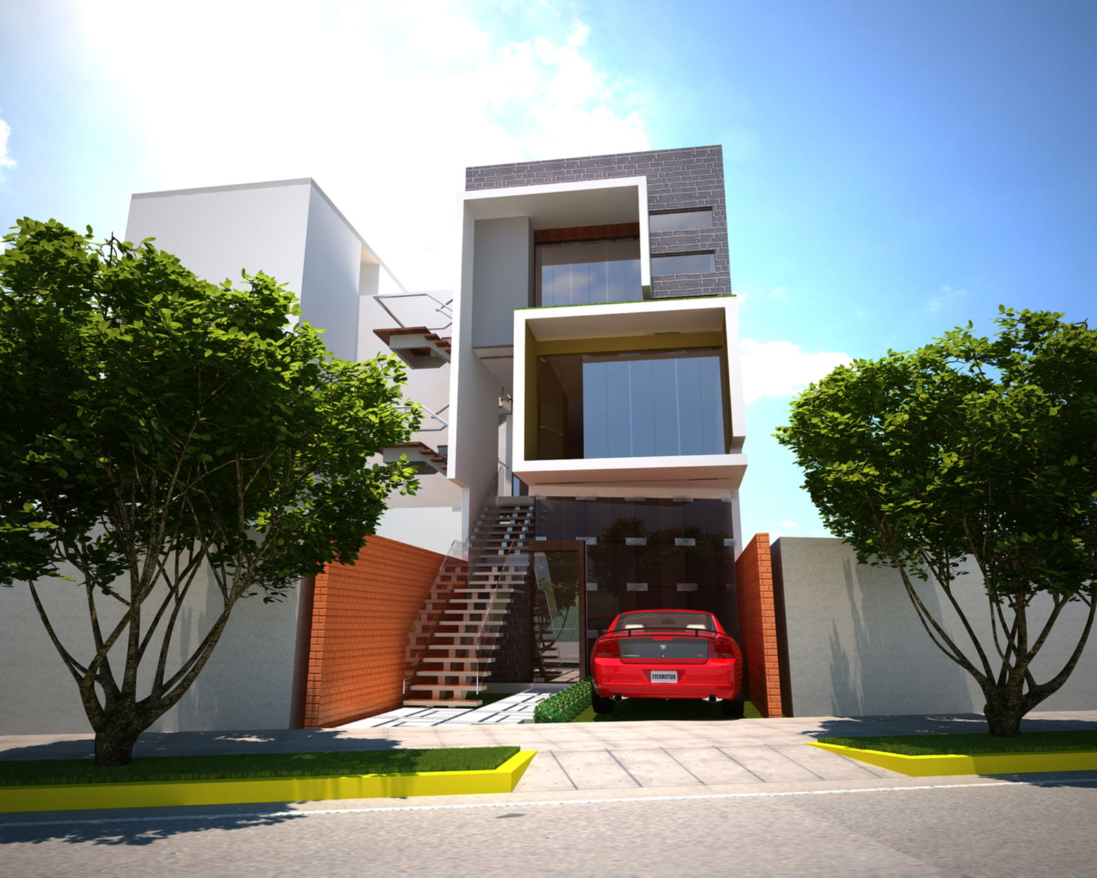 Modern Residence plan project detail