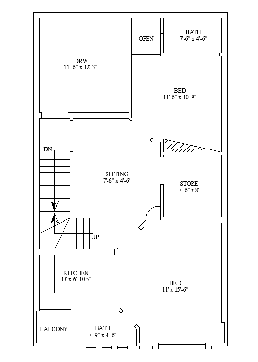 Modern home design cad drawing is given in this cad file. Download this 2d cad file now.