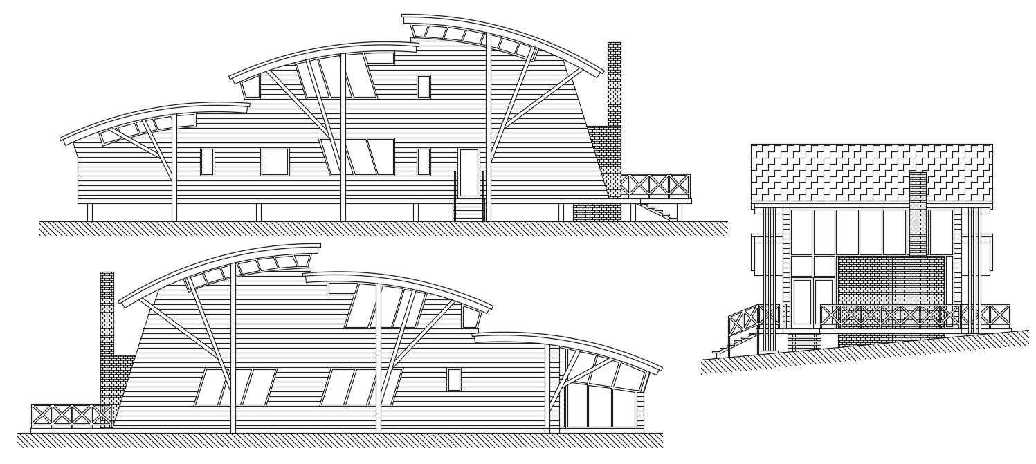 Modern house cad drawing is given in this cad file. Download this 2d auto cad file now.