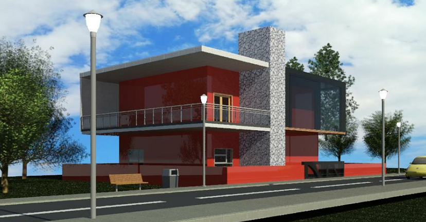 3D Modern House Design Free Download Revit File