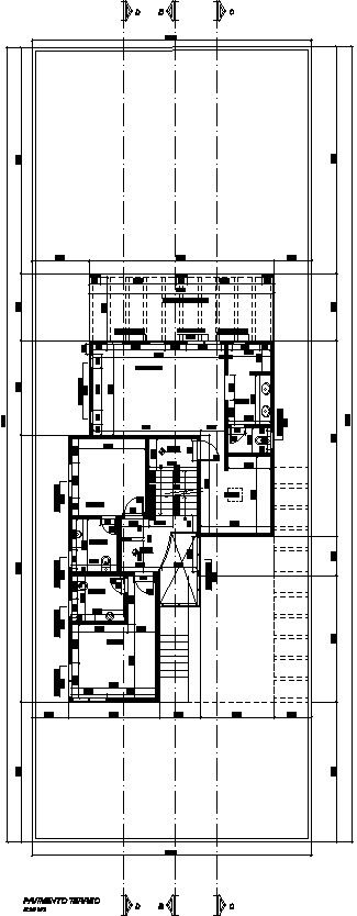 Modern house plan with detailing
