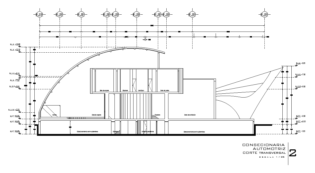 Modern office section cad drawing is given in this cad file. Download this cad 2d file now.