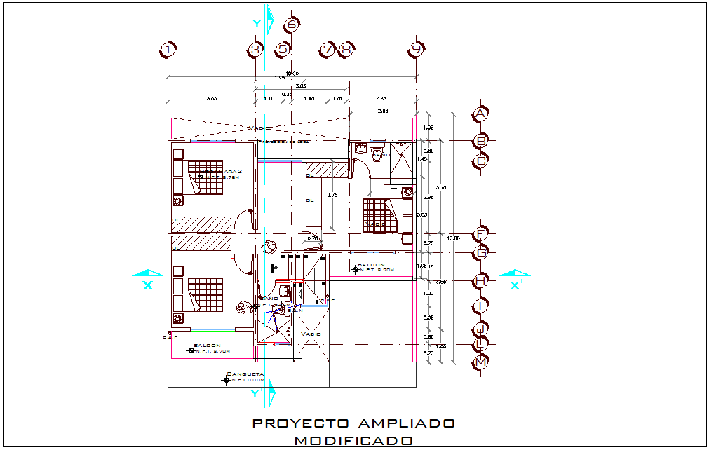 Modified expanded project with construction detail dwg file