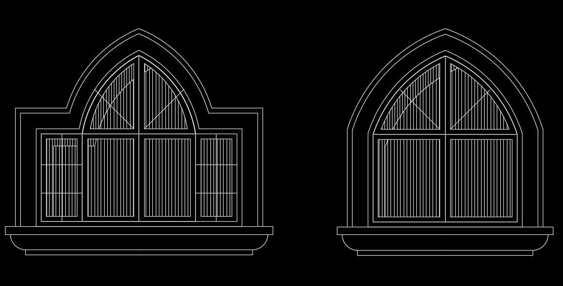 Mosque architecture main door design is given in this AutoCAD file