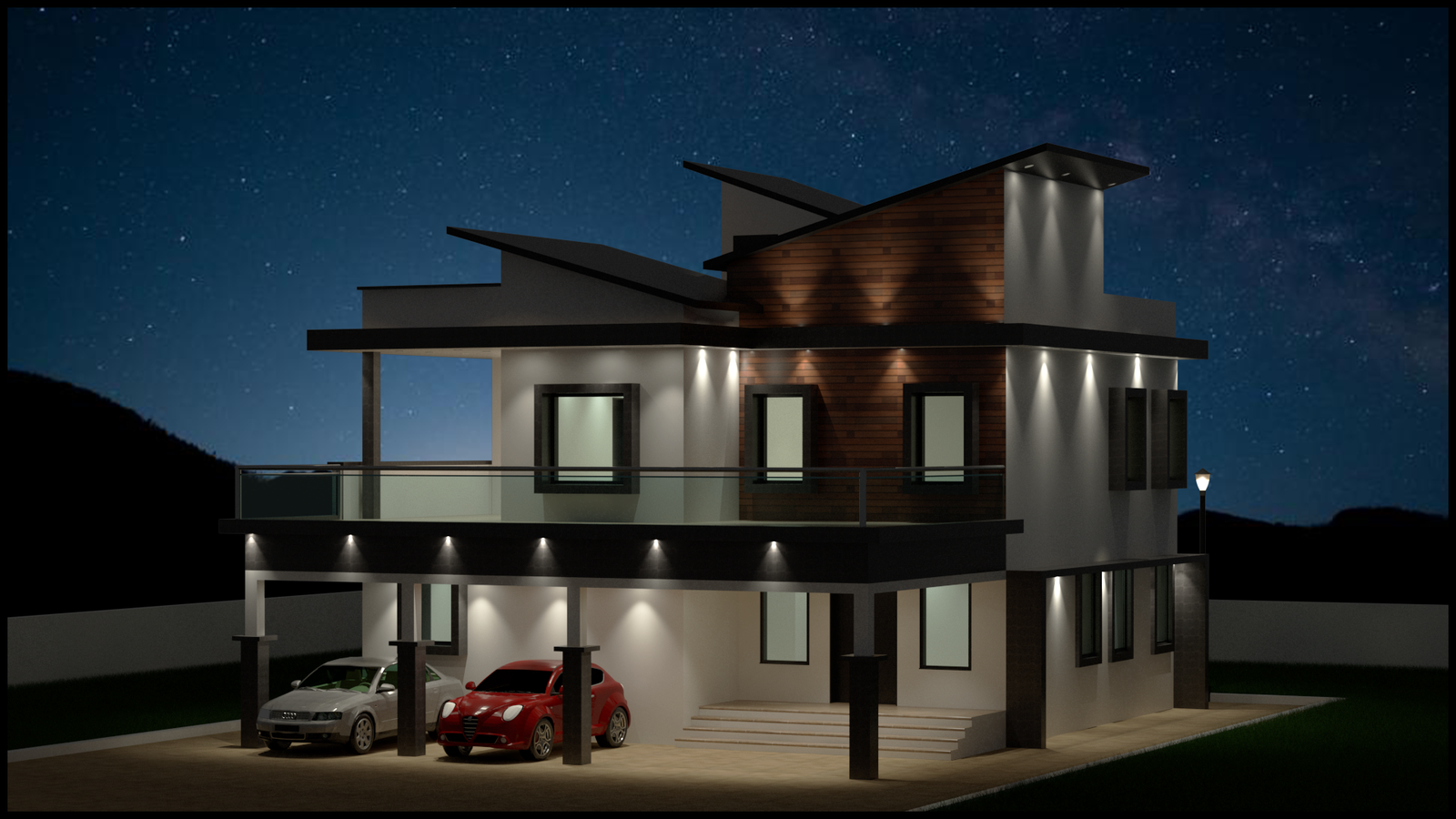 Most Beautiful home elevation design Revit file. Download this drawing Revit file
