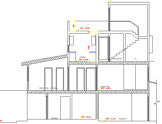 Multi-Architecture of House Design and Structure dwg file