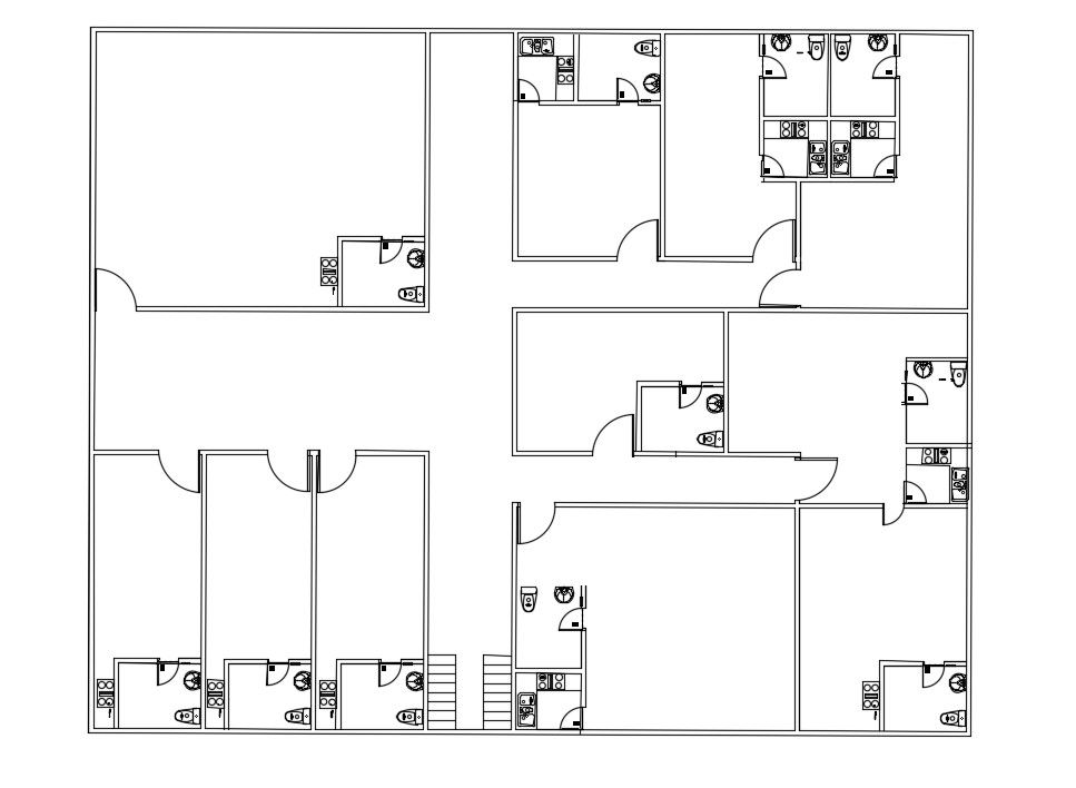 Multi-family Residence Layout Plan