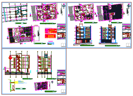 Multi family block design drawing