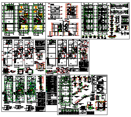 Multi family housing 700 x 2000 m design drawing