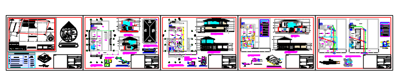 Multi family housing design drawing