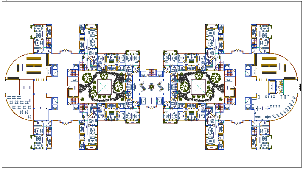 Multi family plan design for home
