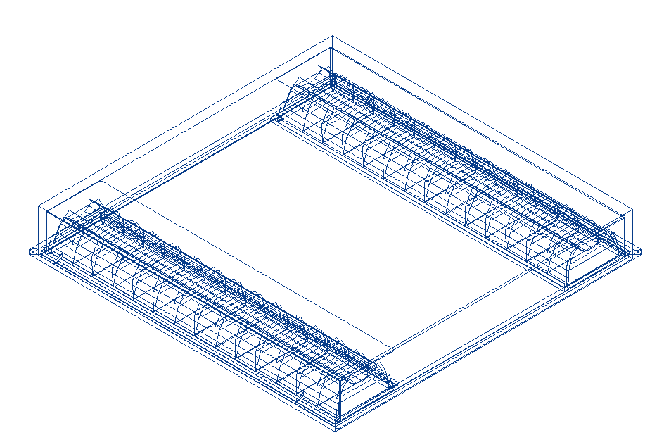 Multi five_Beta_Optic electrical 3d wire frame view dwg file