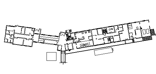 Multi-flooring hotel layout plan details dwg file