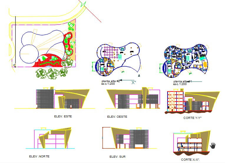 Multi purpose apartment and office building