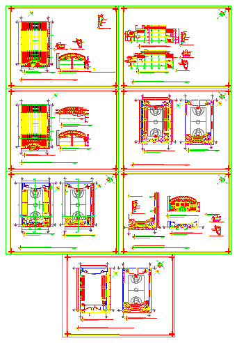 Multi purpose room progress design drawing