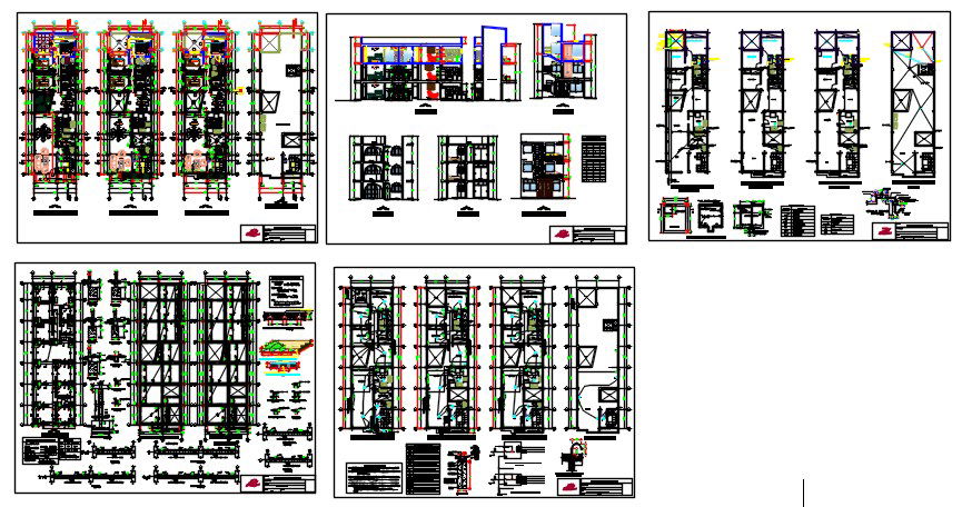 Multifamily housing design drawing