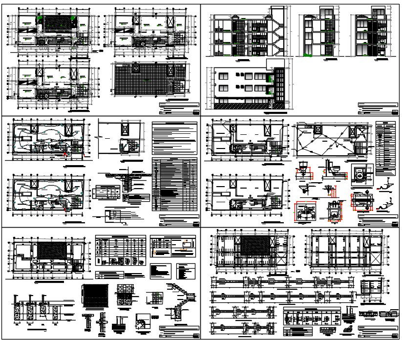 Multifamily housing project dwg.