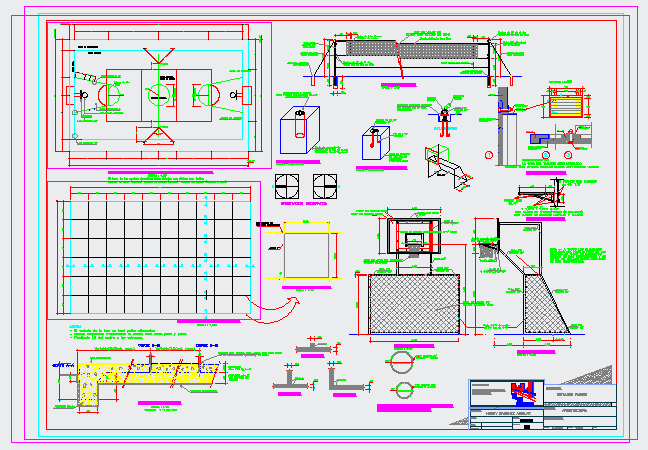Multiple Sports network design drawing