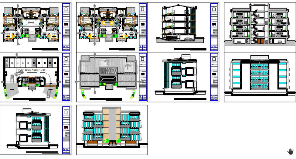 Multiple family building