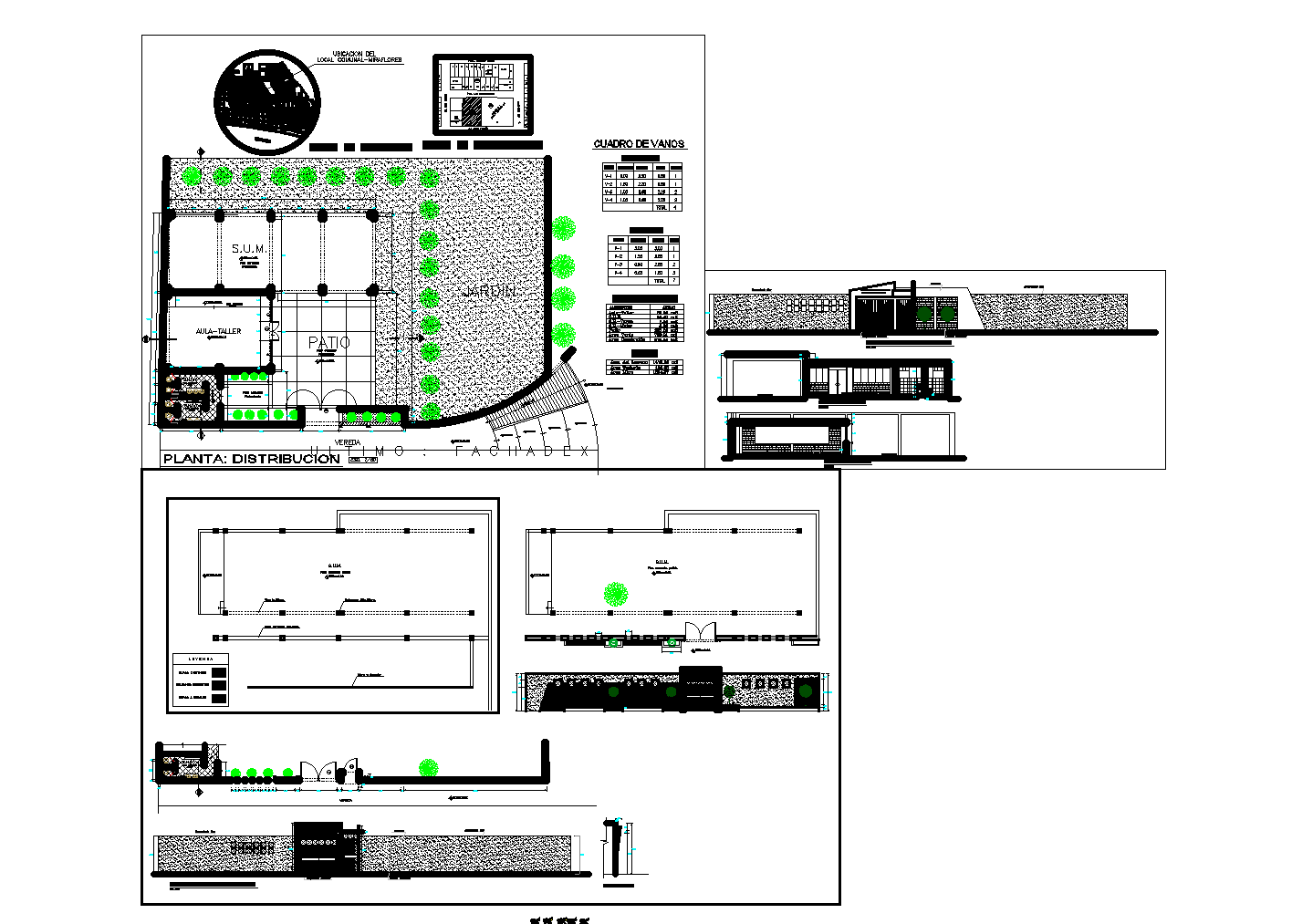 Multipurpose store plan detail dwg file.