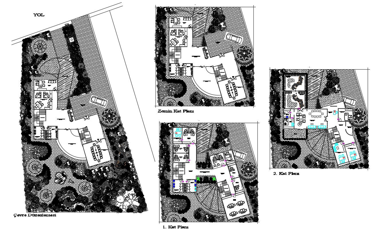 Municipal Floor Plan DWG File