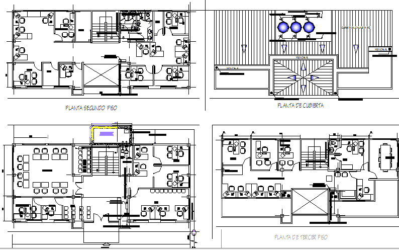 Municipal office building floor plan layout details dwg file