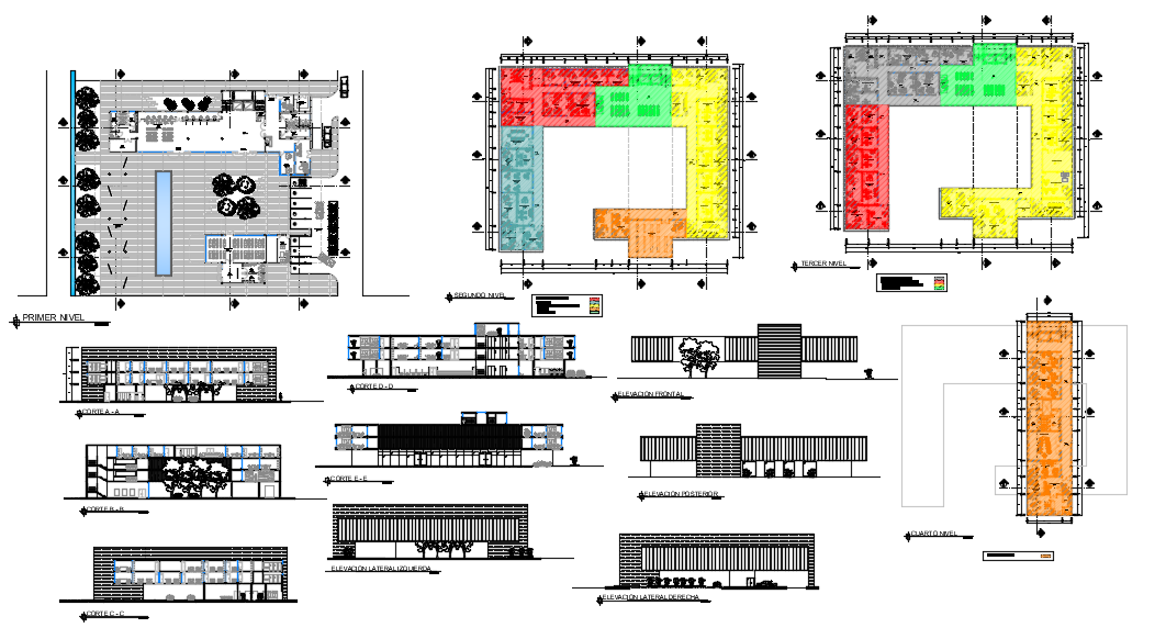 Municipal offices AutoCAD file