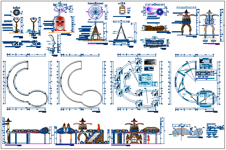 Municipal public garden architecture project details