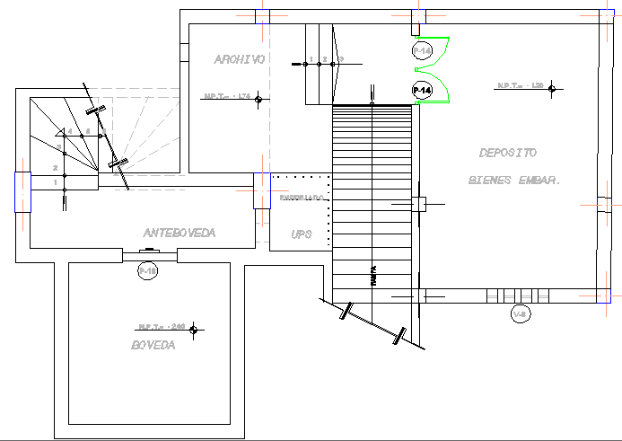 Municipality government office architecture layout plan details dwg file