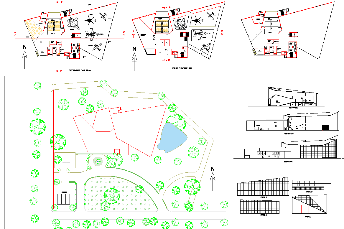 Museum modern architecture projects detail 