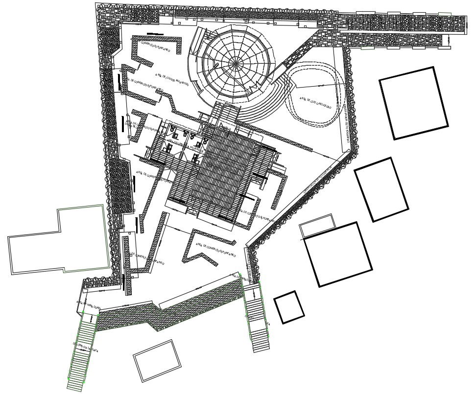 Museum plan CAD file download