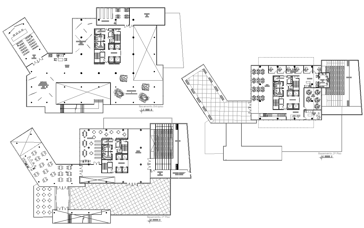 Museum Floor Plan AutoCAD drawing Download DWG File
