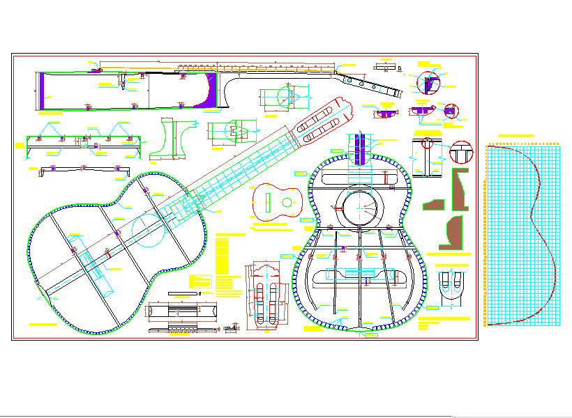 Music Instrument Design in Cad File
