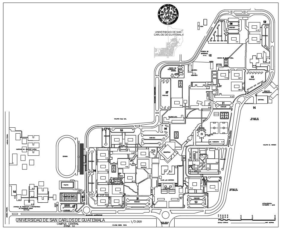 National university campus details
