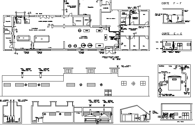 Natural Gas Installation of Hospital dwg file