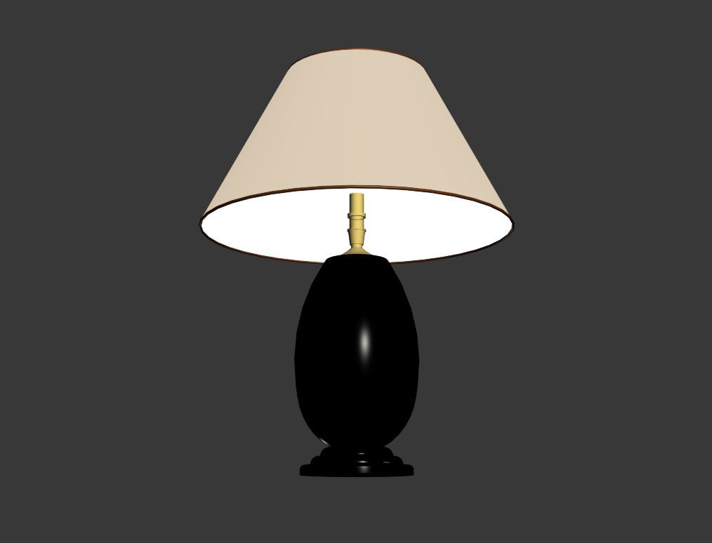Night lamp 3d model block cad drawing details max file