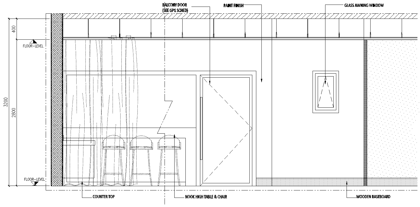 Nook high table and chair details dwg autocad drawing .
