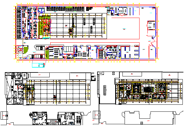Office Building Architecture Design and Structure Details dwg file