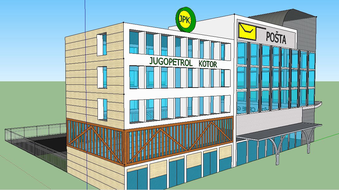Office Building Structural and Zoning Plan in DWG Drawing File