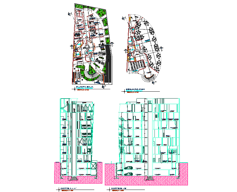 Office Building Layout plan