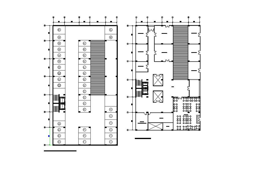 Office Building Plans In AutoCAD File