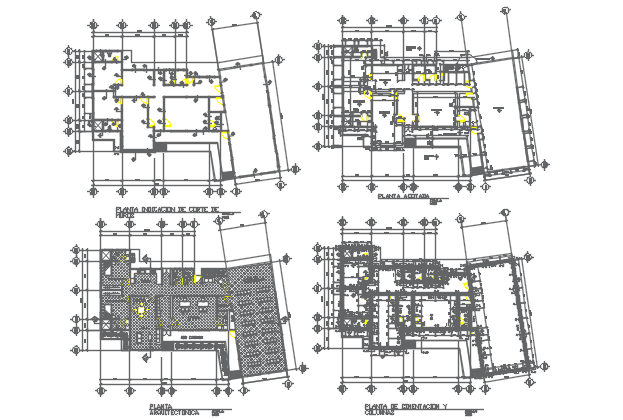 Office Commercial working plan detail dwg file