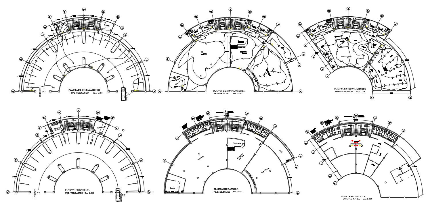 Office Electrical Wiring Plan DWG File