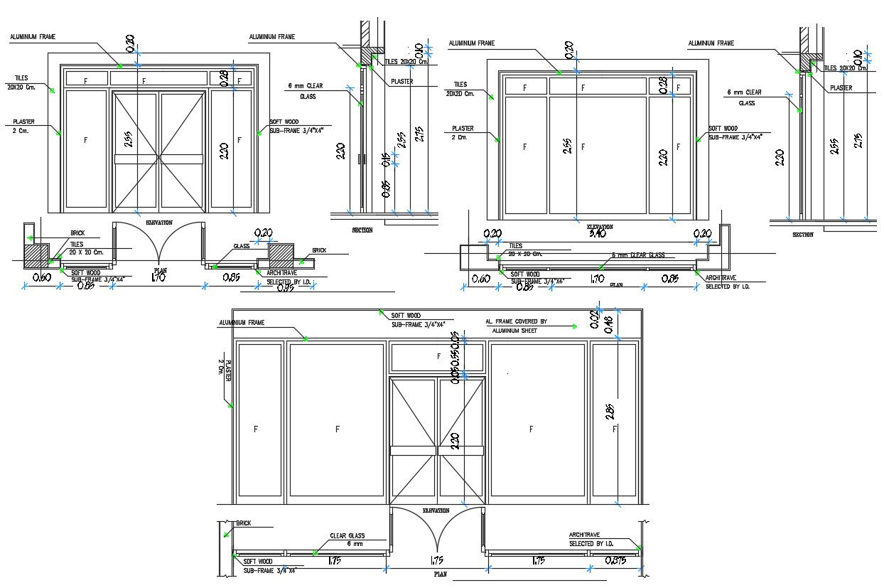 Office Room Partition DWG File