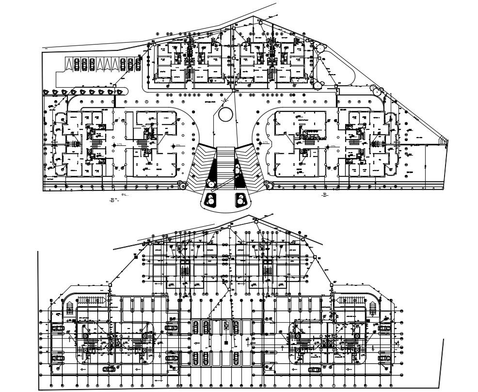 Office building Design CAD plan download