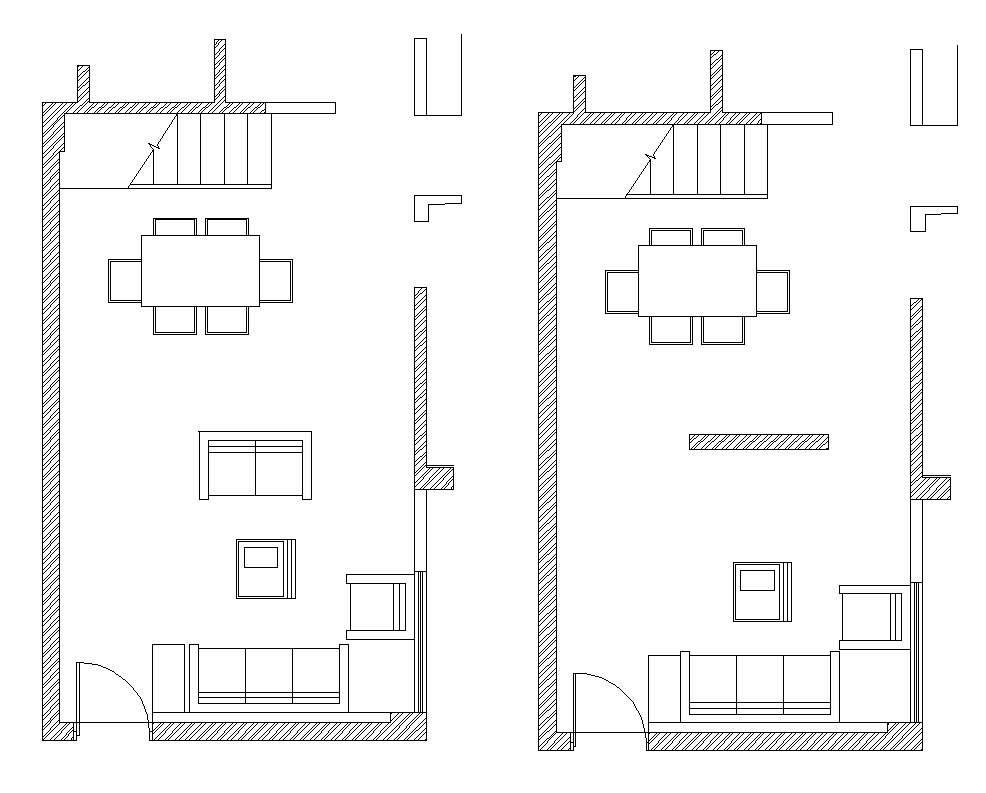Office building detail plan 2d view autocad file