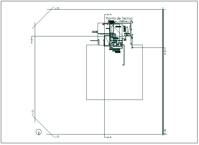 Office building floor plan detail with balance sheet data dwg file