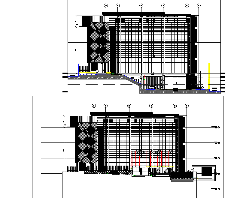 Office building plan detail