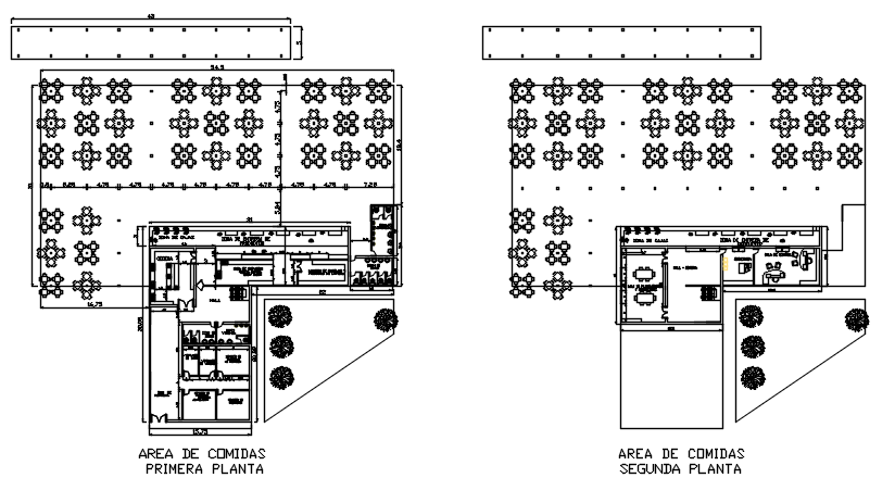 Office building plan detail dwg file